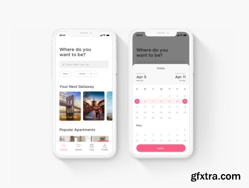 Vacay Accommodation Booking UI Kit Ui8.net