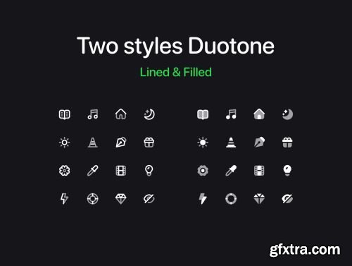 Bootsy Duotone Icons - Bootstrap Icon Set Ui8.net