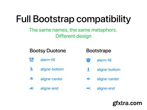 Bootsy Duotone Icons - Bootstrap Icon Set Ui8.net