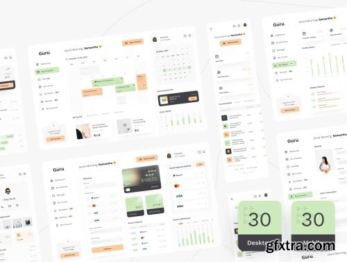 Guru - Teacher Dashboard UI KIT Ui8.net