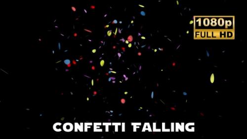 Videohive - Confetti Falling - 47576617 - 47576617
