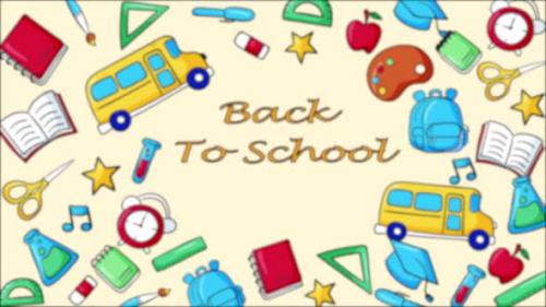 Videohive - Back To School Background On Yellow - 47576794 - 47576794