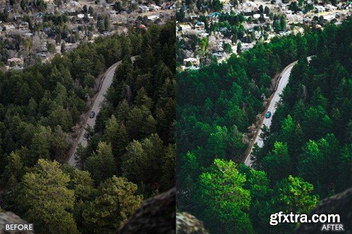 50 Aerial & Drone Photography Lightroom Presets BNZ6LGR