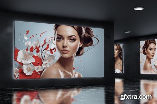 Indoor Screen Mockup RJZ6F3D