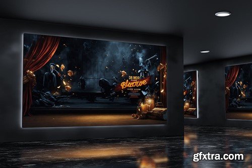 Indoor Screen Mockup RJZ6F3D