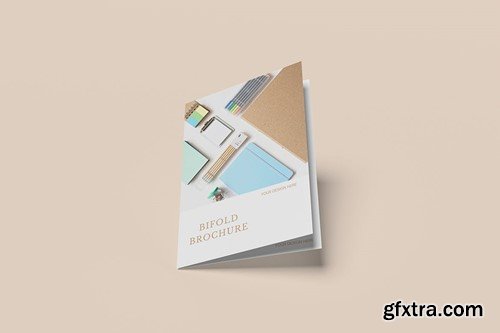 A4 Bifold Brochure Mockup STNLVAT