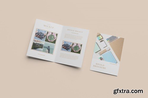 A4 Bifold Brochure Mockup STNLVAT