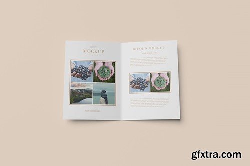 A4 Bifold Brochure Mockup STNLVAT