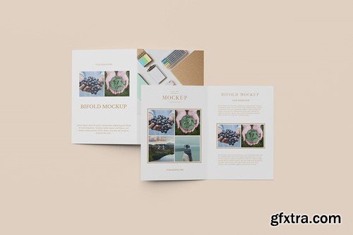 A4 Bifold Brochure Mockup STNLVAT