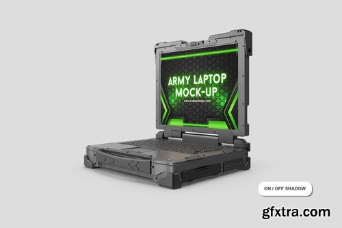 Army Laptop Mockup W5YBBV4