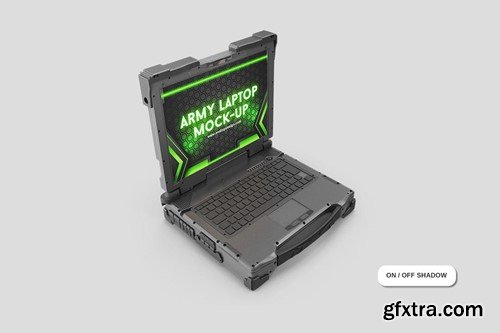 Army Laptop Mockup W5YBBV4