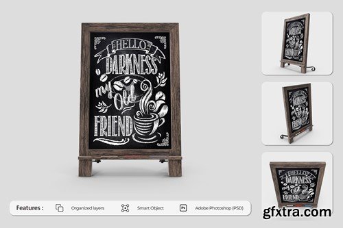 Chalk Board Mockup D4PTAV5