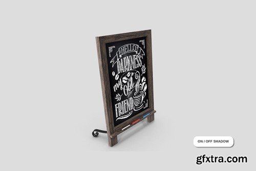 Chalk Board Mockup D4PTAV5