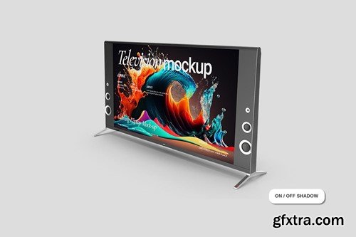 Premium Television Mockup 6J4ZNCE