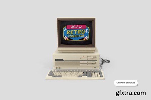 Retro Computer Mockup B927HJC