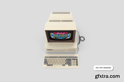 Retro Computer Mockup B927HJC