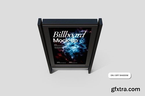 Sidewalk Billboard Mockup V2L3ZN8