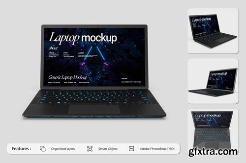 Generic Laptop Mockup TKZ6U7N