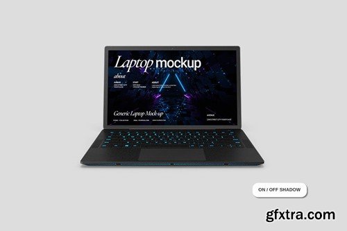 Generic Laptop Mockup TKZ6U7N