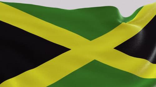 Videohive - Jamaica Fabric Flag - 47577573 - 47577573