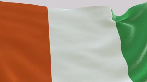 Videohive - Ivory Coast Fabric Flag - 47577577 - 47577577