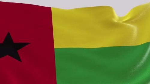 Videohive - Guinea Bissau Fabric Flag - 47577583 - 47577583