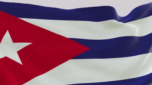 Videohive - Cuba Fabric Flag - 47577679 - 47577679