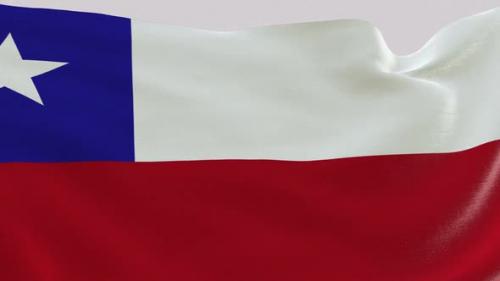 Videohive - Chile Fabric Flag - 47577687 - 47577687