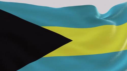 Videohive - Bahamas Fabric Flag - 47577708 - 47577708