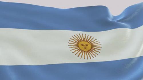 Videohive - Argentina Fabric Flag - 47577713 - 47577713