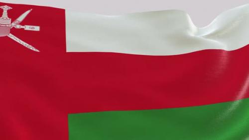 Videohive - Oman Fabric Flag - 47577778 - 47577778