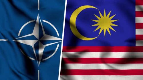 Videohive - Nato Flag And Flag Of Malaysia - 47577947 - 47577947