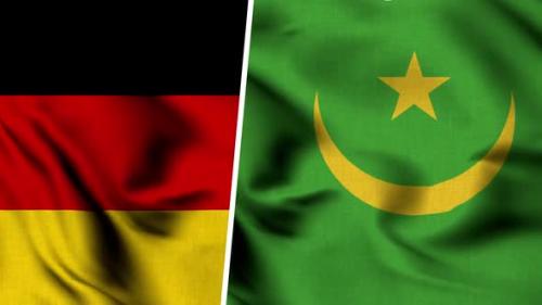 Videohive - Mauritania Flag And Flag Of Germany - 47577958 - 47577958