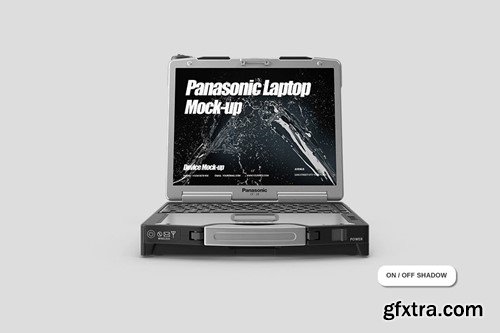 Panasonic Laptop Mockup 6D3V3N3