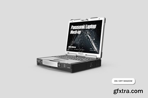 Panasonic Laptop Mockup 6D3V3N3