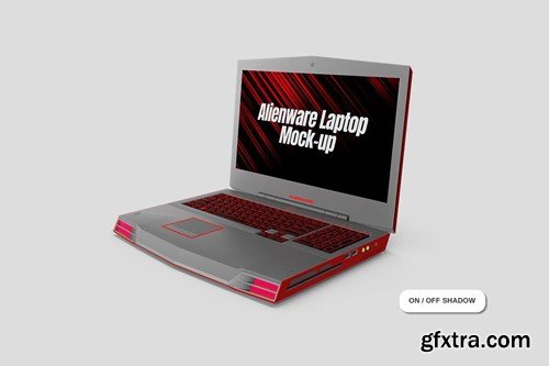 Laptop Alienware Mockup 7FSEZAF