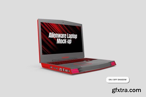 Laptop Alienware Mockup 7FSEZAF