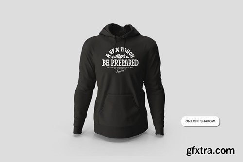 Male Standard Hoodie Mockup 2L2BBZD