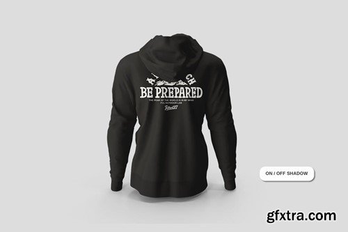 Male Standard Hoodie Mockup 2L2BBZD