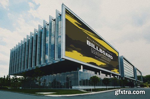 Outdoor Billboard Mockup AWA7J8B