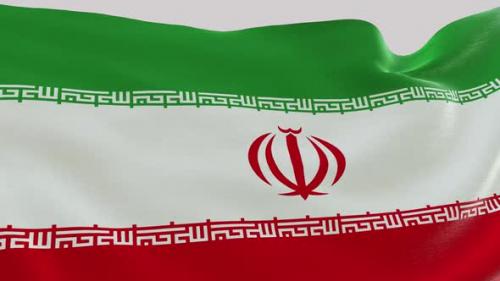 Videohive - Iran Fabric Flag - 47578035 - 47578035