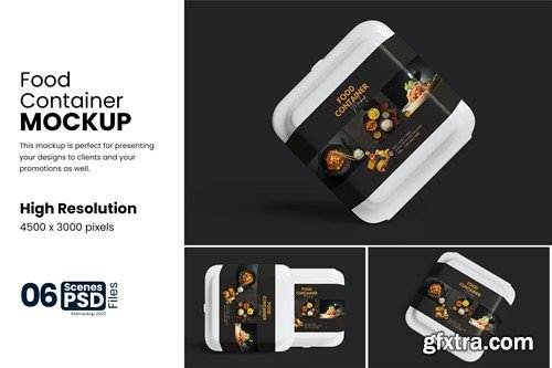 Food Container Mockup KAWXUEK