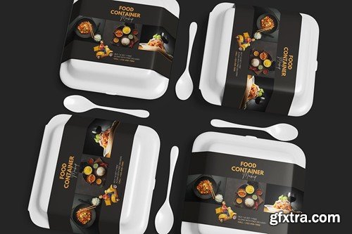 Food Container Mockup KAWXUEK