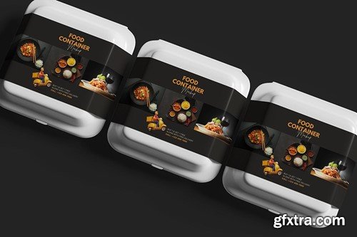 Food Container Mockup KAWXUEK