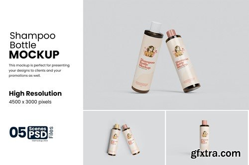 Shampoo Bottle Mockup 9DHEW9A