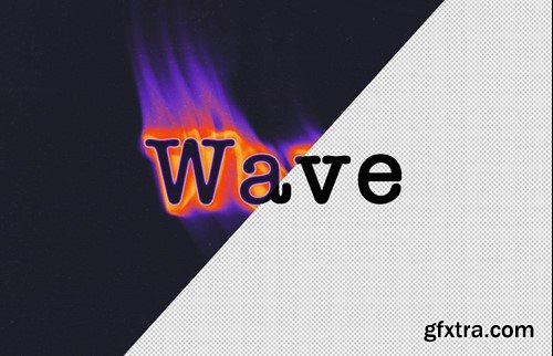 Wave Editable Text Effect CHNTTPY