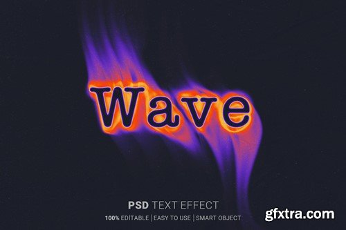 Wave Editable Text Effect CHNTTPY