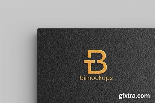 Gold Logo Mockup NX66AQJ