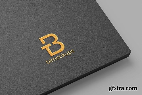 Gold Logo Mockup NX66AQJ