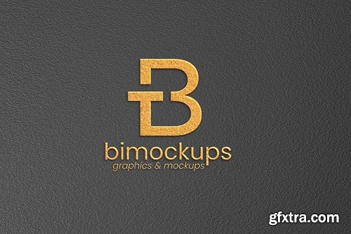 Gold Logo Mockup NX66AQJ